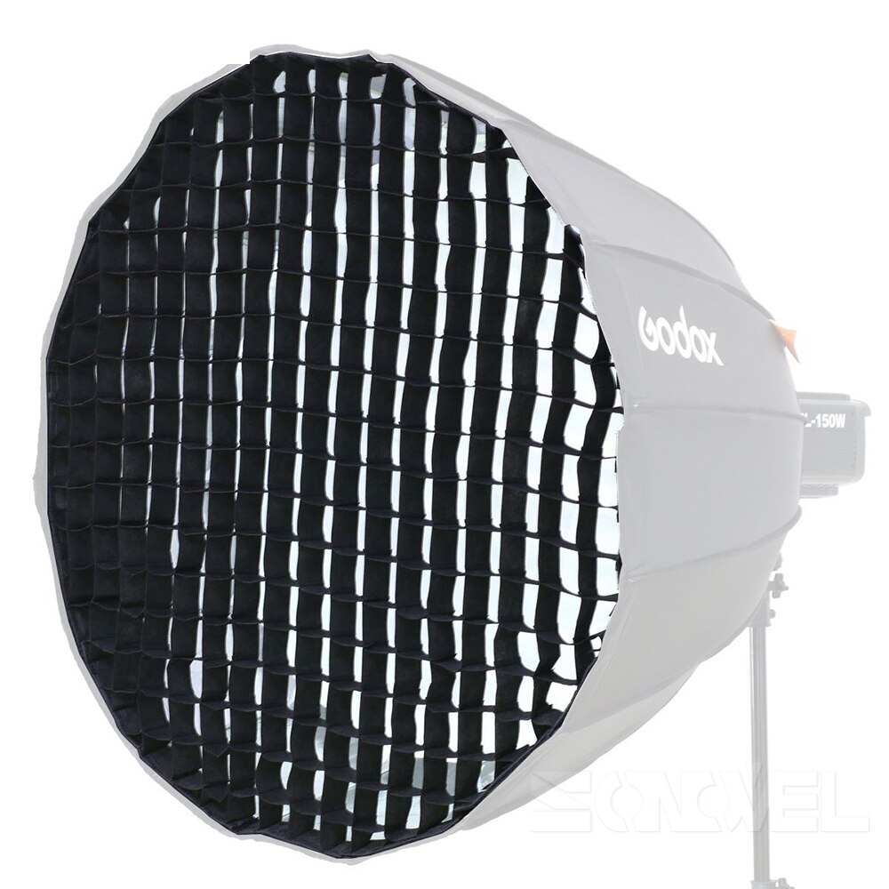 Godox 30 x 120 cm Strip Honingraat Grid Softbox Rechthoek Softbox Bowens Mount voor Godox S-Type Studio Flitslichten