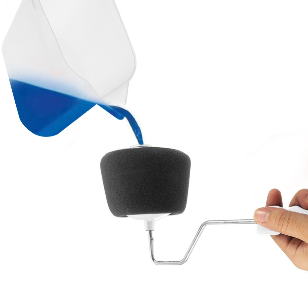 Kit de pincéis roletes de pintura multifuncionais, 8 espaços para pintura de parede de casa, escritório