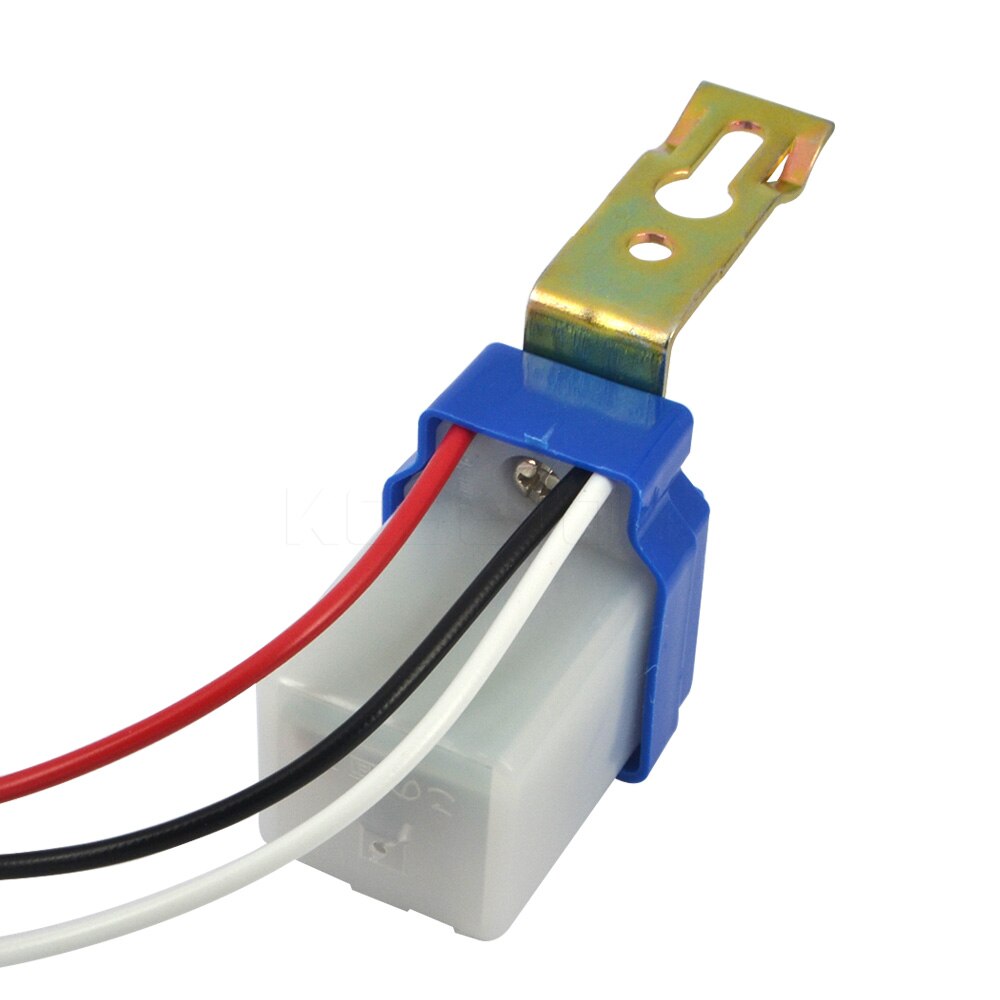 Kebidumei Fotocel Street Light Photoswitch Sensor AC DC 220 V 10A Auto On Off Sensor Schakelaar Wit en Blauw