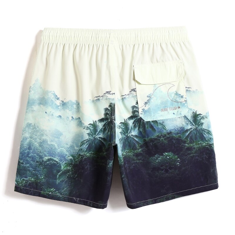 Badpak mannen Badpak Cartoon Jungle Gedrukt Board shorts Slips plavky Snel droog surfen slips joggers Badmode mesh