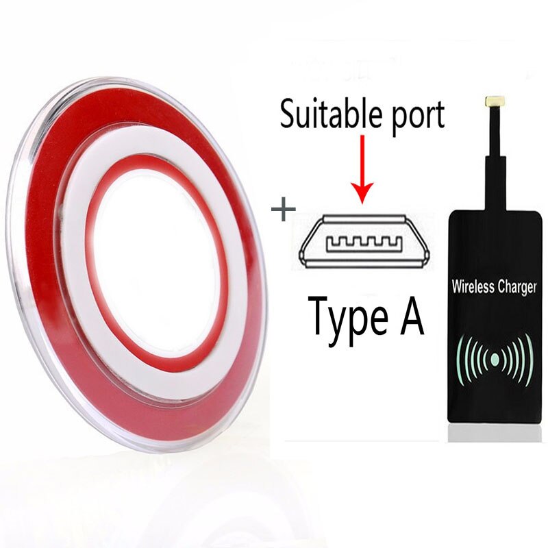 Qi Wireless Charging Kit Charger Receptor Pad Coil Receiver For iphne XS Max XR X 8 For Samsng S10 S9 S8: IronMan Type-A Kit