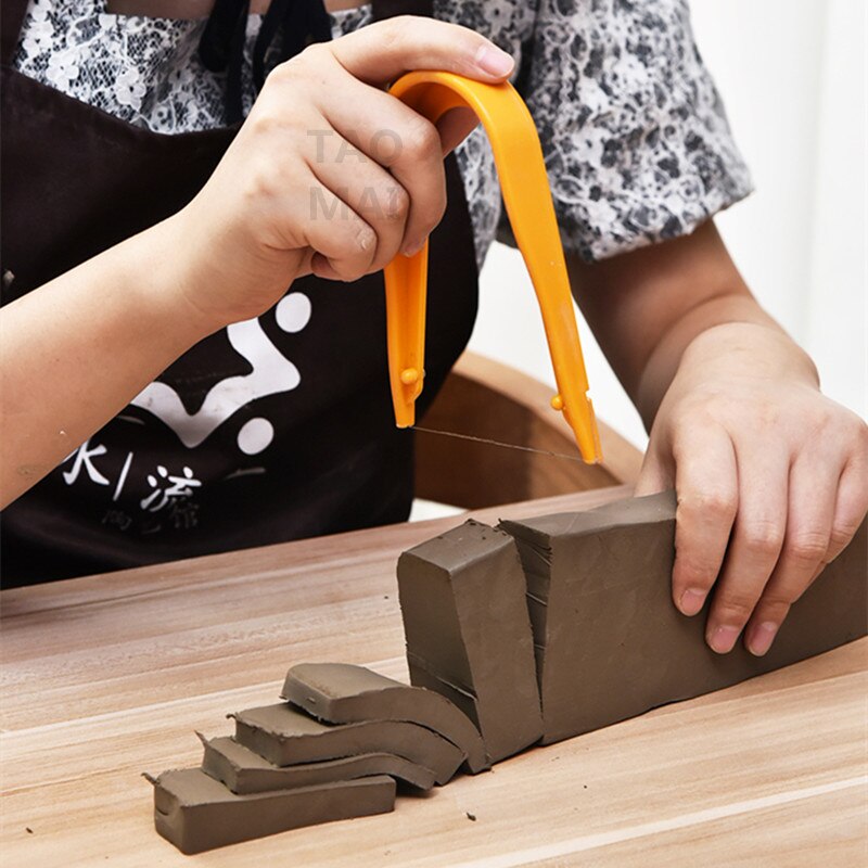 Pottery Tools Cutter Angle Cutter Oblique Clay Piece Cutting Clay Board Stitching DIY Ceramic Clay Modeling Tool