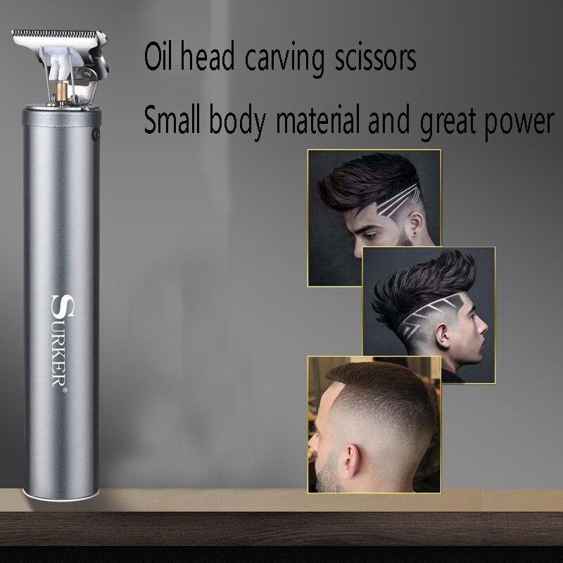 SURKER SK-651 Hair Clippers Cordless Hair Trimmer with 3 Guard Combs Hair Clippers for Men