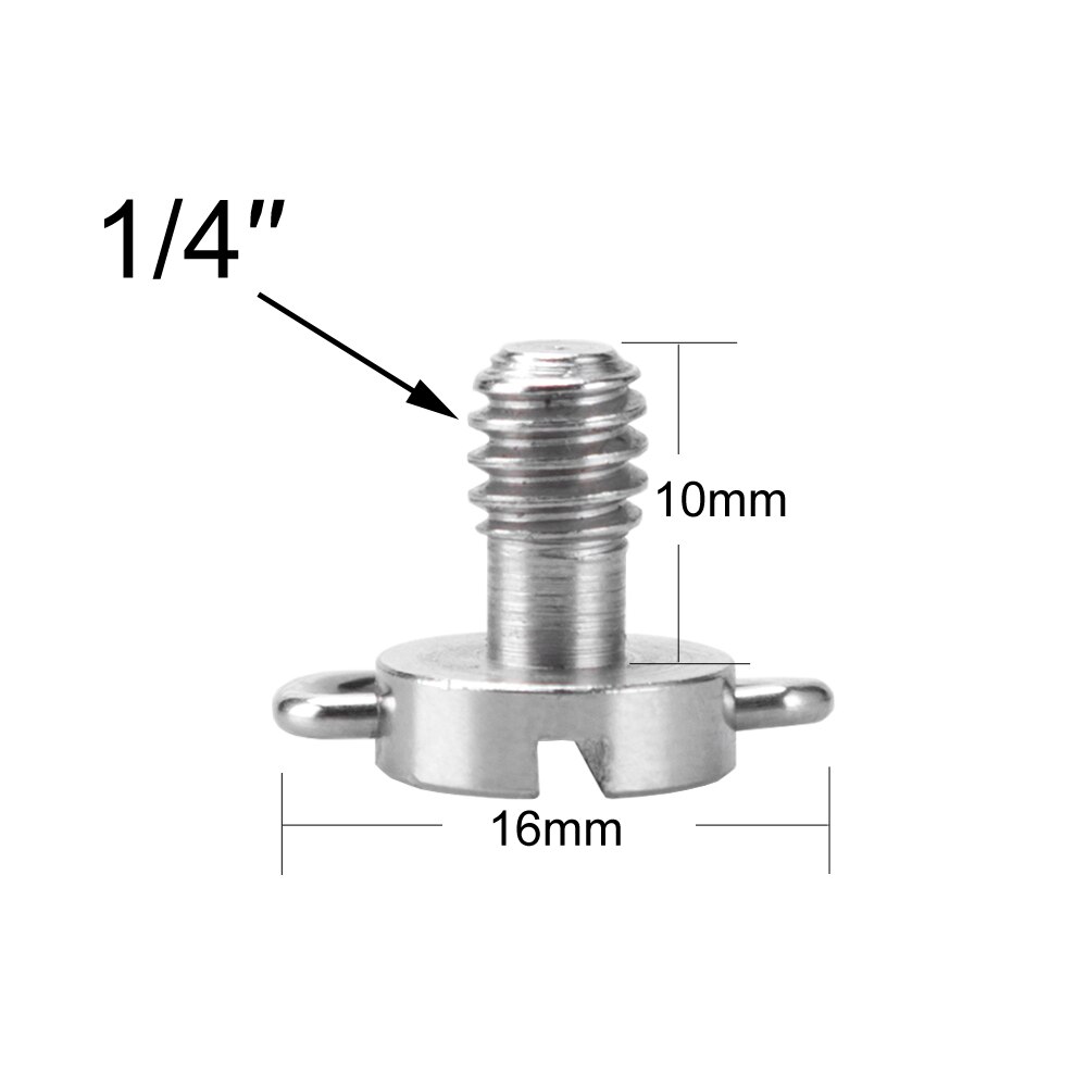 GAQOU 1/4 "3/8" Draad Schroef Shoe Mount Adapter Statief Plaat Schroef EB Mount voor Camera Flash Statief light Stand Metal: 1