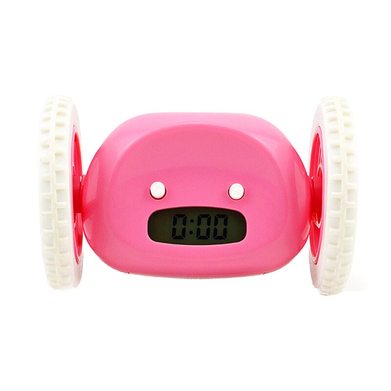 Reloj despertador de ruedas con retroiluminación Extra fuerte para adulto o chico, divertido, Rodante, salir a correr, para saltar: PK