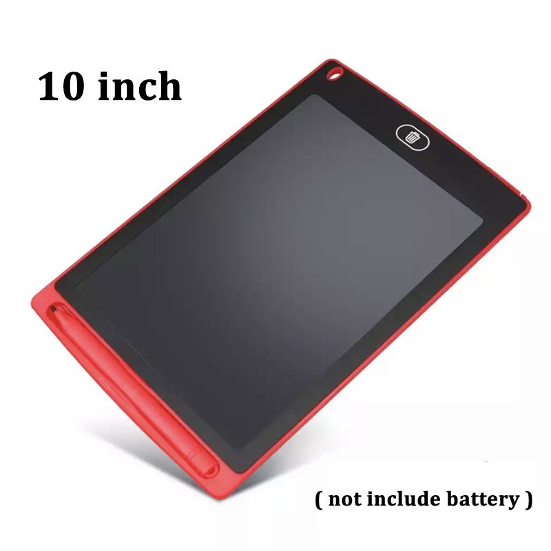8.5/10/12 pollici portatile intelligente LED tavoletta da scrittura blocco note elettronico disegno grafica scrittura a mano Pad Board bambini disegno giocattoli: 10inch red
