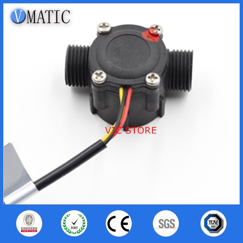 Micro Meter Liquid Hall Effect Magnetic Switch VCA168-4 Water Flow Rate Sensor