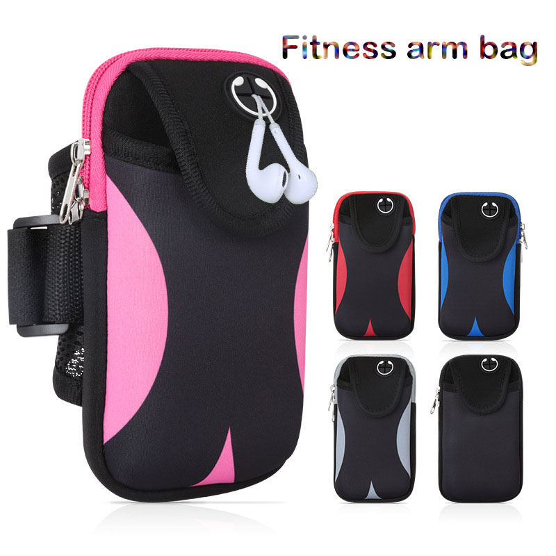 Brassard de téléphone portable en plein air, sac de bras pour téléphone portable, équipement de sport étanche, sac de bras pour hommes et femmes, support d&#39;entraînement pour téléphone portable