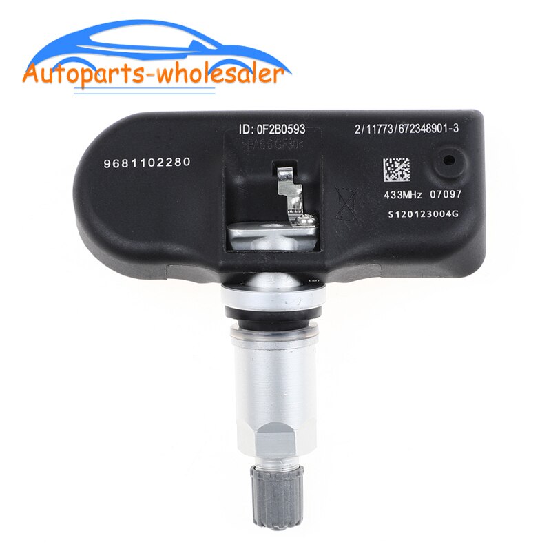Akcesoria samochodowe 9681102280 dla Peugeot 407 207 307 607 508 807 TPMS czujnik ciśnienia w oponach monitor wysokiej jakości