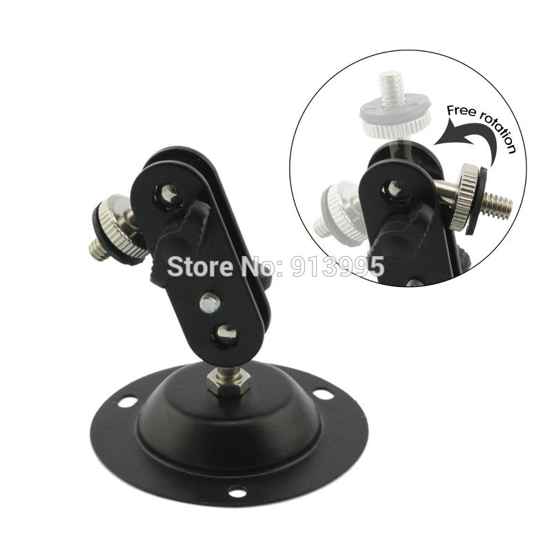 Aluminum Mini Wall Mount CCTV Tripod Mount Bracket For USB Cameras Security Cameras mounting Outdoor/Indoor Accessories