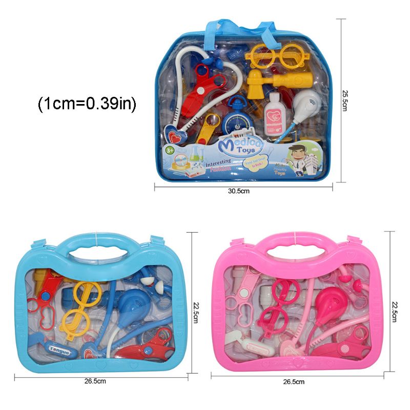 Set Dottore Bambini - 11/21 Pz - Giocattolo Gioco di Ruolo - Resina ABS - Unisex Bambini 2-4 Anni
