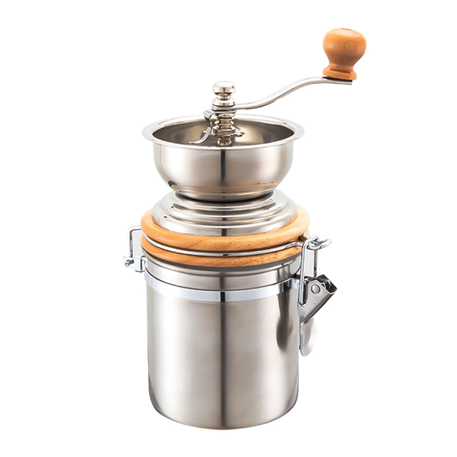 Mini Coffee Mill Grinder Bean Grinding Kitchen Stainless Steel Manual Coffee Grinder Portable Retro Coffee Machine
