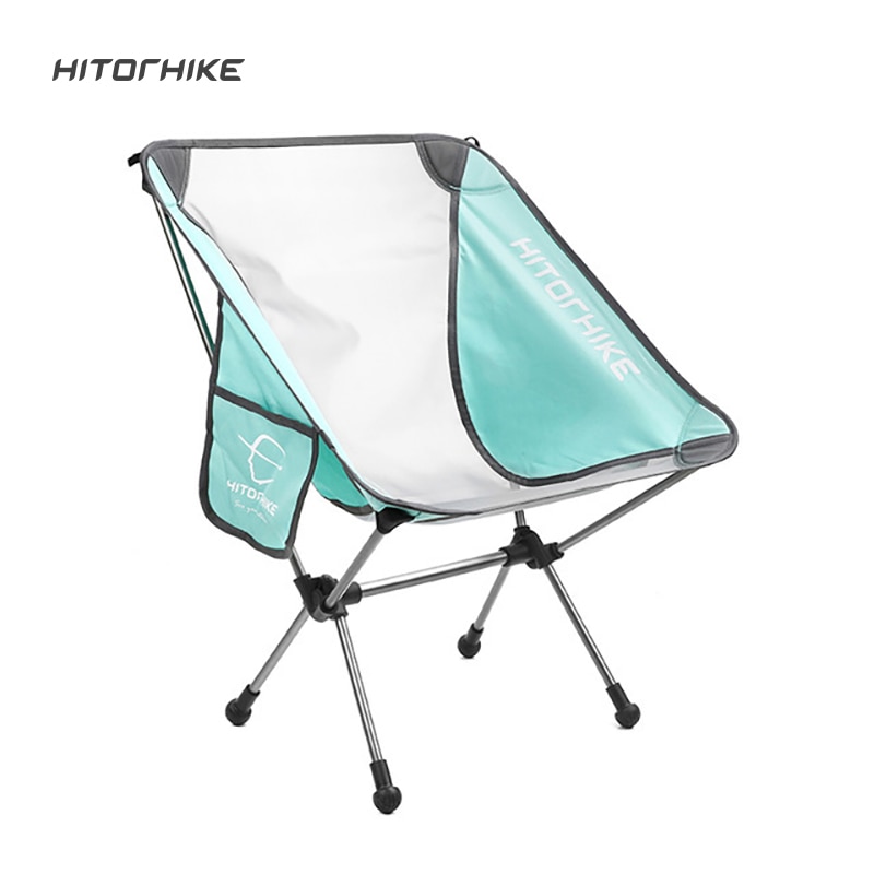 Rejse ultralet foldestol superhard høj belastning udendørs campingstol bærbar strandvandring picnic sæde fiskeværktøjsstol