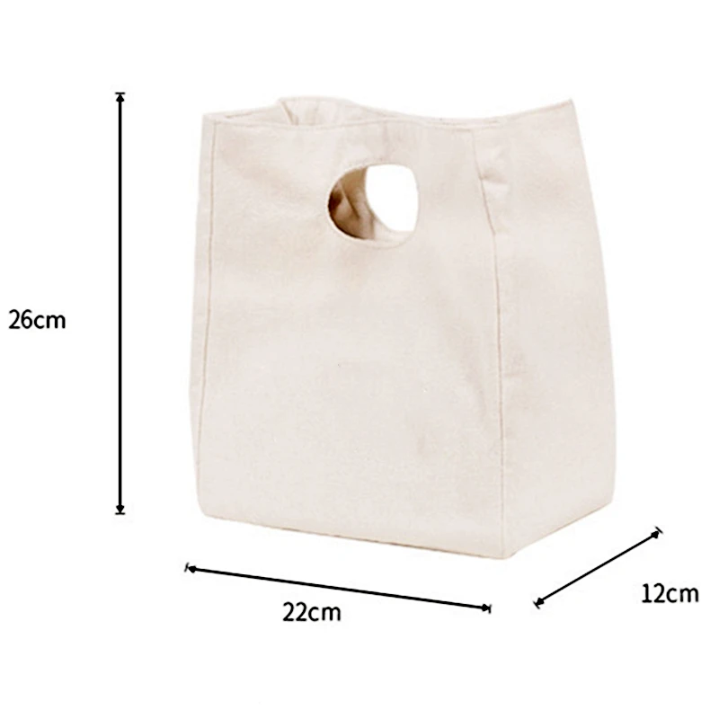Merci Maitresse Print Lunch Bag Przenośna izolowana płócienna torba termiczna Bento Tote Thermal School Torby do przechowywania żywności Prezent dla nauczyciela