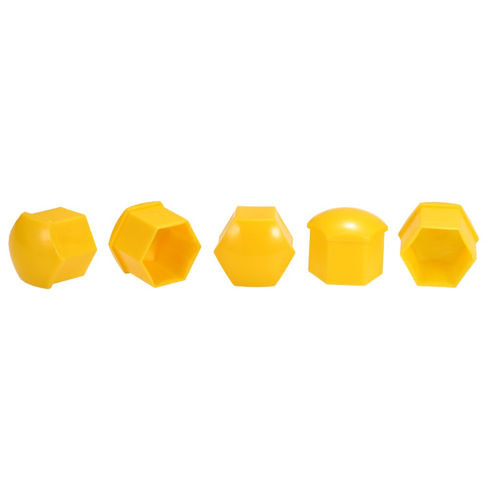 19Mm 20Pcs Universele Auto Wielmoer Covers Rood/Blauw/Groen/Grijs/Geel/Paars lug Moer Caps Schroef Protector Cover Wiel Moer Bout
