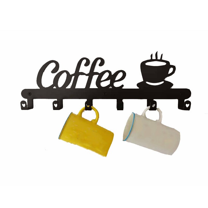 Porte-tasse à café mural, panneau décoratif pour Bar, support pour tasses