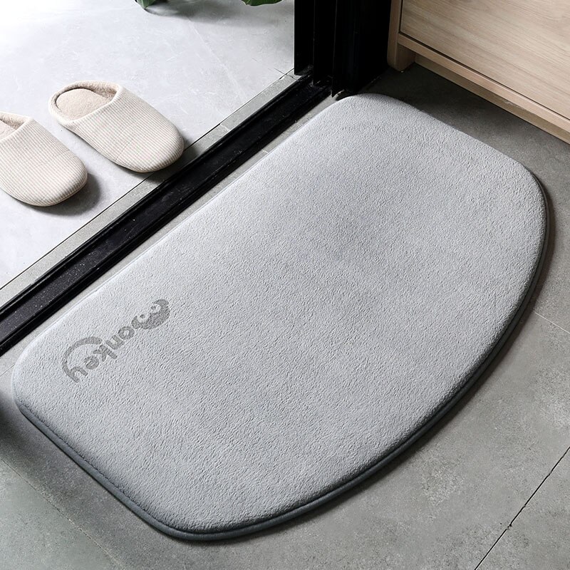 Super Absorberende Memory Foam Badmat Sneldrogend Badkamer Mat Antislip Deur Mat Badkamer Tapijt Vloermat wc Tapijt