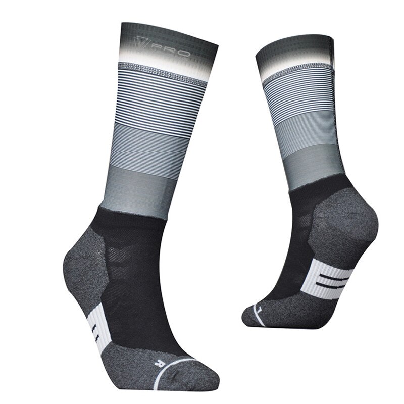 Men Women Cycling Socks Brand Breathable Bicycle Socks Summer Outdoor Sport MTB Bike Cycling Sock: Pwhite