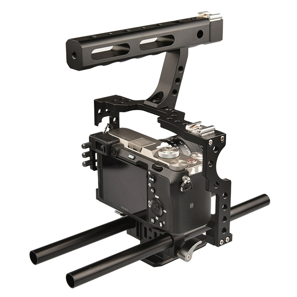 Frame Case Camcorder Behuizing Case Voor Sony A7 A7S2 GH4 Video Kooi Stabilizer Rig Case Kit Met Top Handvat