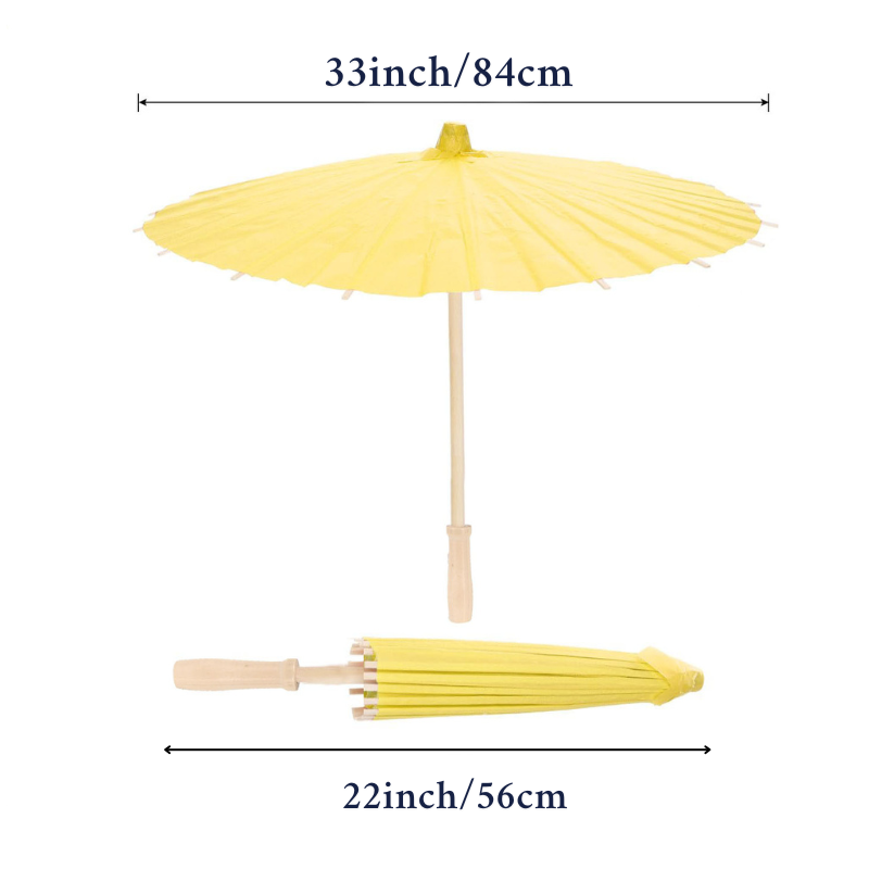 6-12pcs 23.6inch/33inch Color Paper Umbrellas for Wedding Pink Beach Umbrella Sun Parasol Bridesmaid Photography Props: S / Burgundy