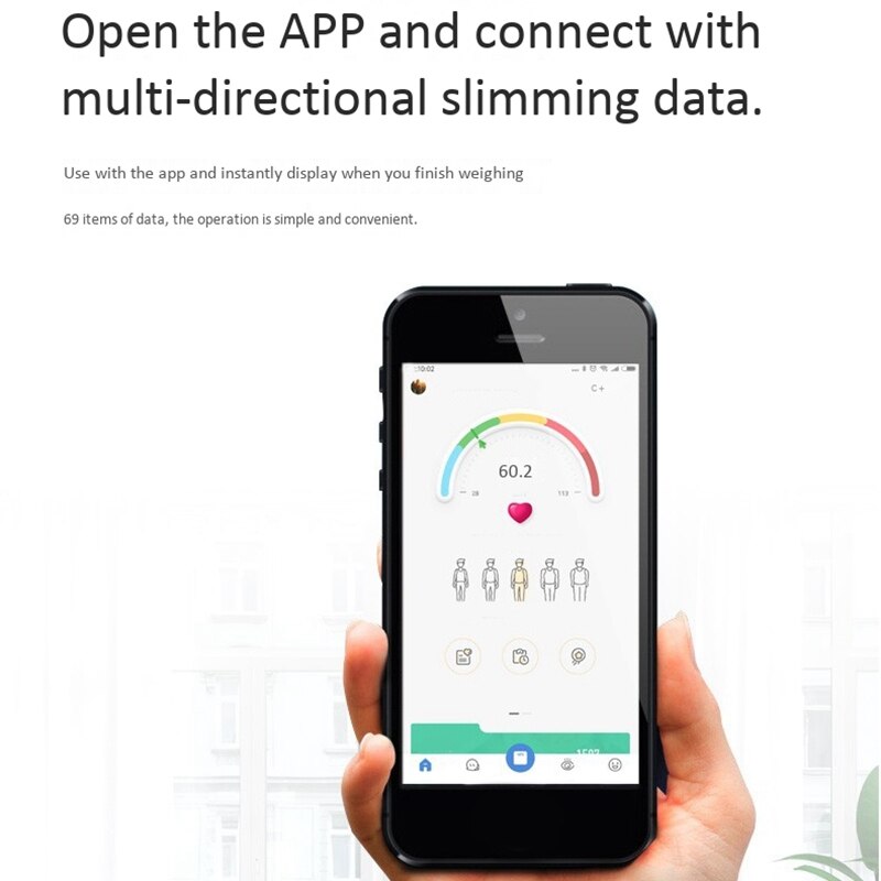 Songying Smart Gezondheid Bluetooth Opladen Schaal Wegen Weegschaal Elektronische Weegschaal Schaal Meting