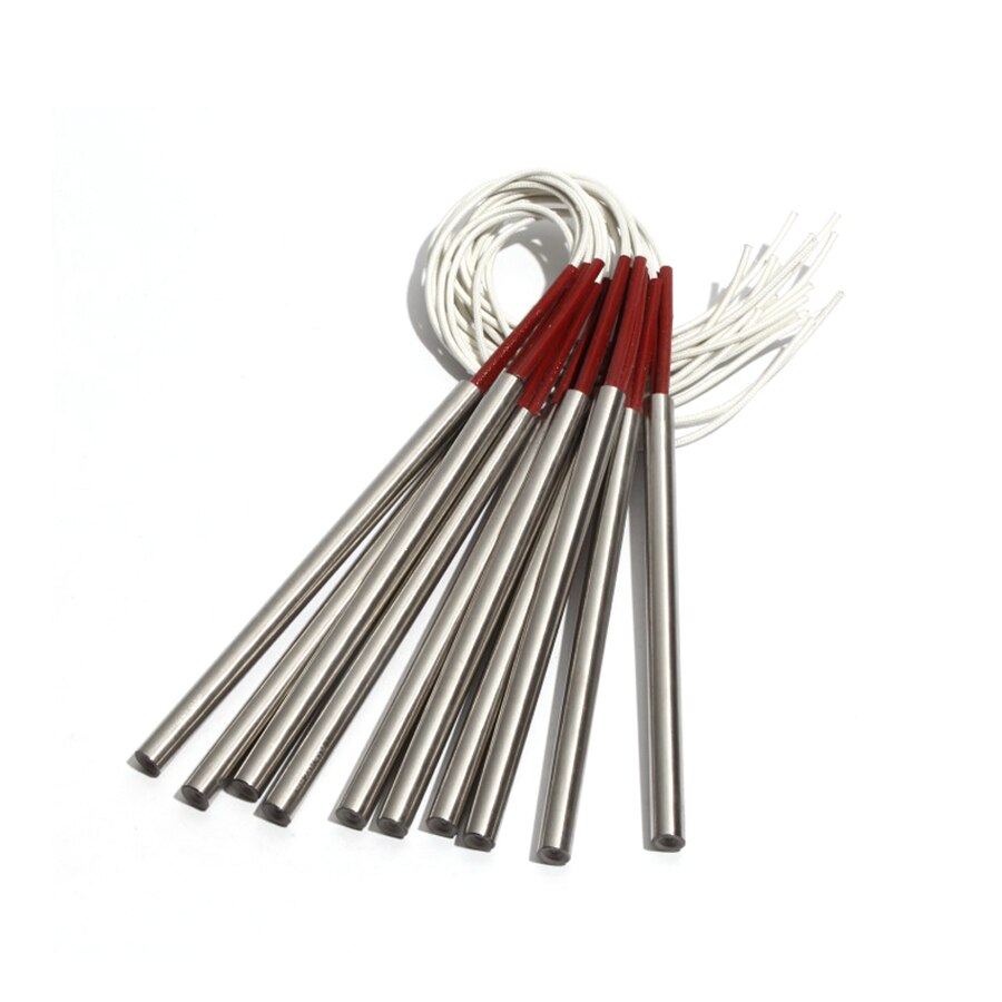 2PCS 12.5mm Diameter 320~360mm Cylindrical Single Head Heating Tube 304SUS Cartridge Heater 110/220/380V 1250/1300/1350/1400W