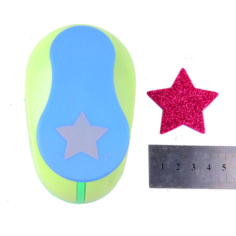 Perforadora en forma de estrella para manualidades, cortador de papel para álbum de recortes, herramienta de artesanía para niños, perforadora de S2935-8 para niños,