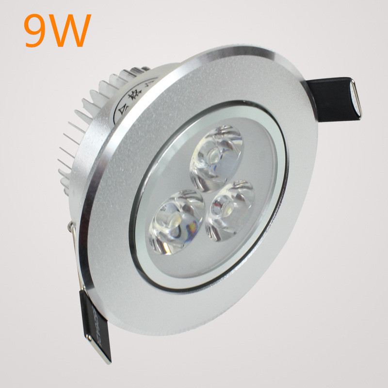 LED Downlight Dimmable LED lumière plafond Spot 6w 9w 12w 15w 21w 27W 36W 45W AC110-220V plafond encastré lumières éclairage intérieur