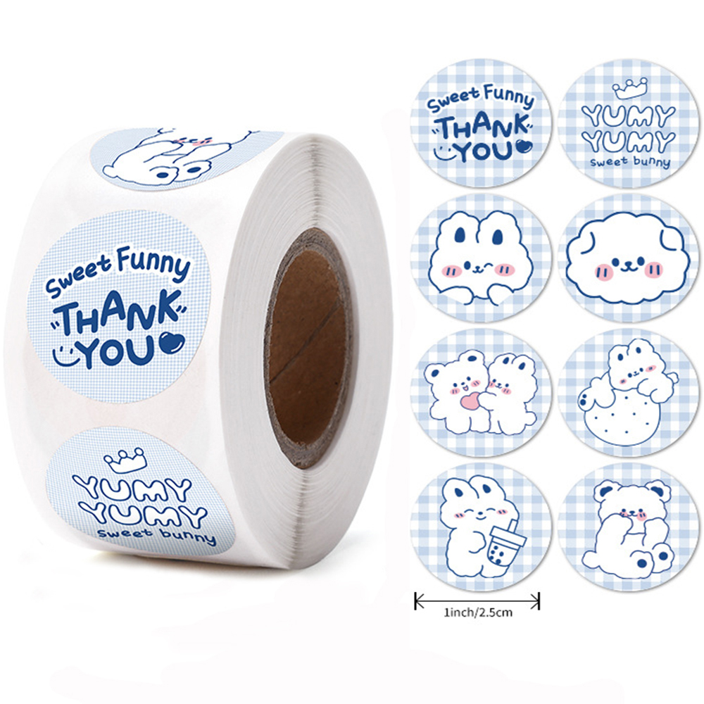 Pegatinas de animales de dibujos animados para niños, pegatinas inspiradoras de recompensa de pequeñas flores rojas para guardería, 100-500 piezas: Amarillo claro