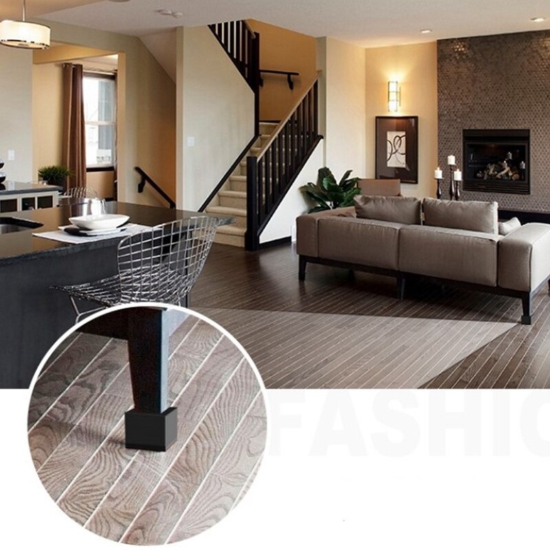 Bed Riser - Solid Steel Bed or Furniture Post, Creates an Additional 2 Inch of Height or Storage