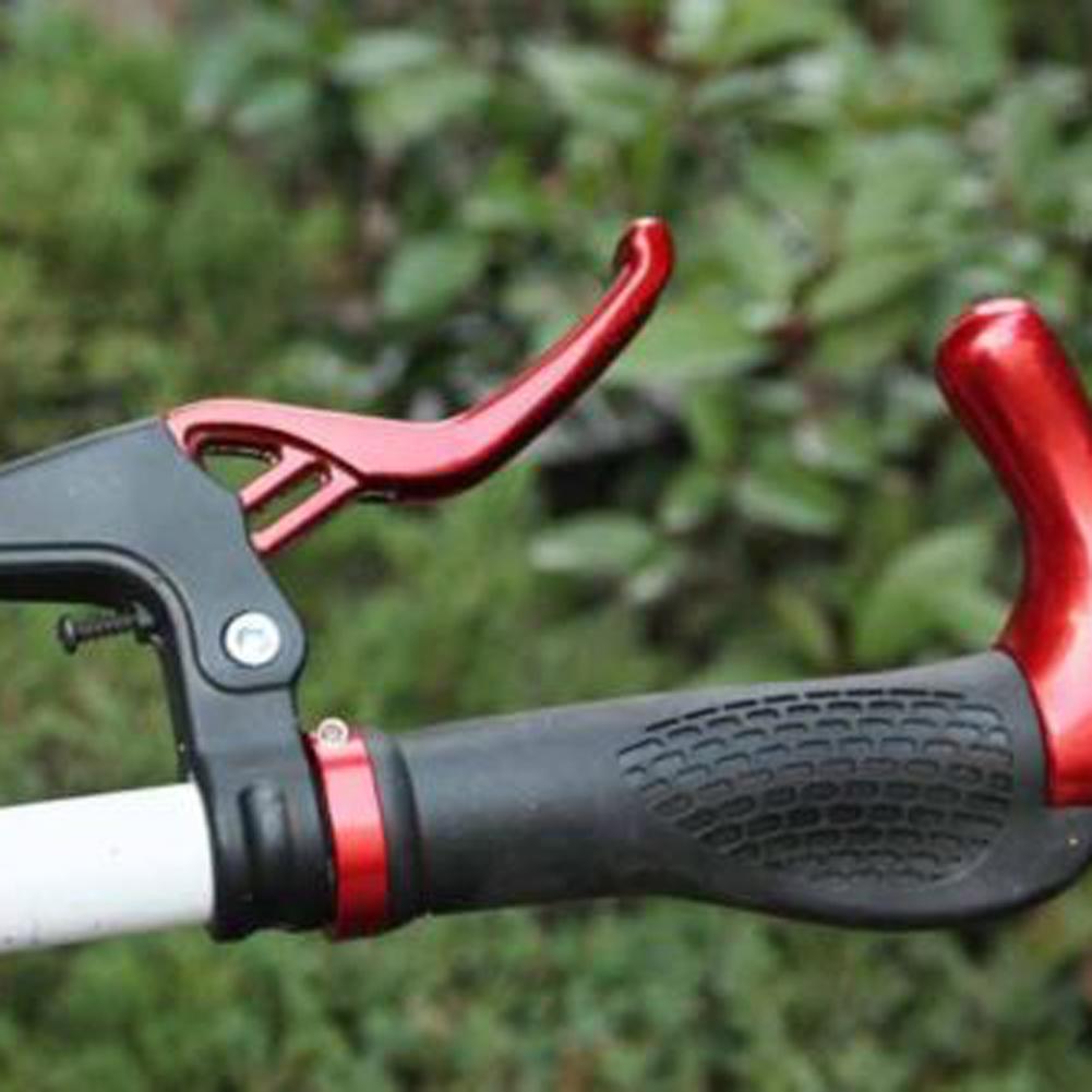 Palancas de freno para bicicleta, 1 par, manillar de freno de bicicleta de aleación ligera, estándar, 2 dedos, BMX, 4 colores