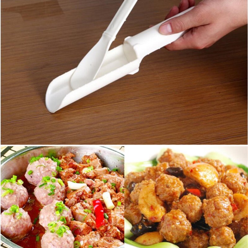 Juego de 2 piezas para hacer albóndigas, útil para hacer albóndigas, Bola de pescado, juego de hamburguesas, herramientas de cocina casera, accesorios de cocina