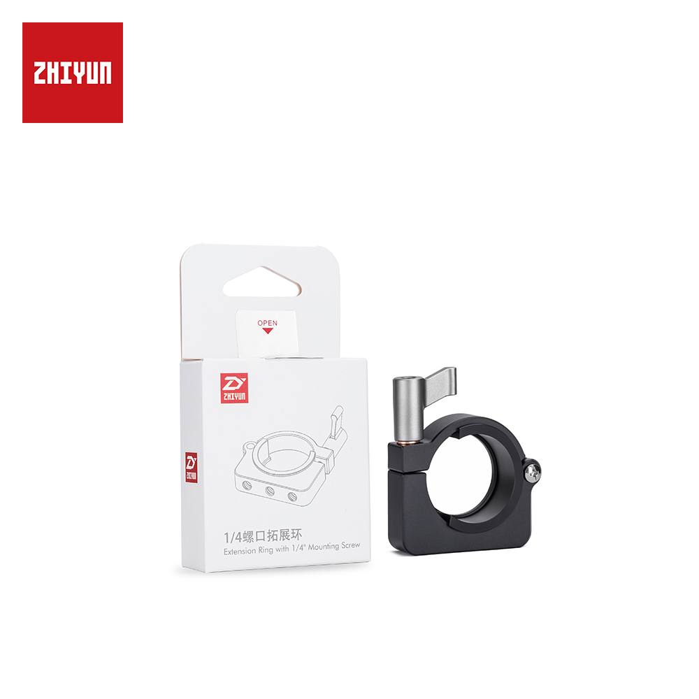 ZHIYUN-Accesorios de anillo de extensión oficial TZ001, tres orificios de tornillo de 1/4 pulgadas para cardán de mano ZHIYUN Smooth 3/2/C