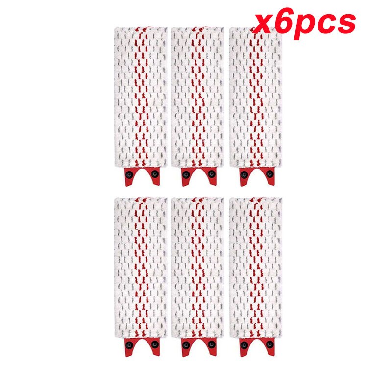 Microvezel Floor Vlakke Spin Spray Mop Pads Schoonmaakspullen Vervanging Refill Doek Mopa Hoofd Voor Vileda Ultramax Accessoires: 6PC