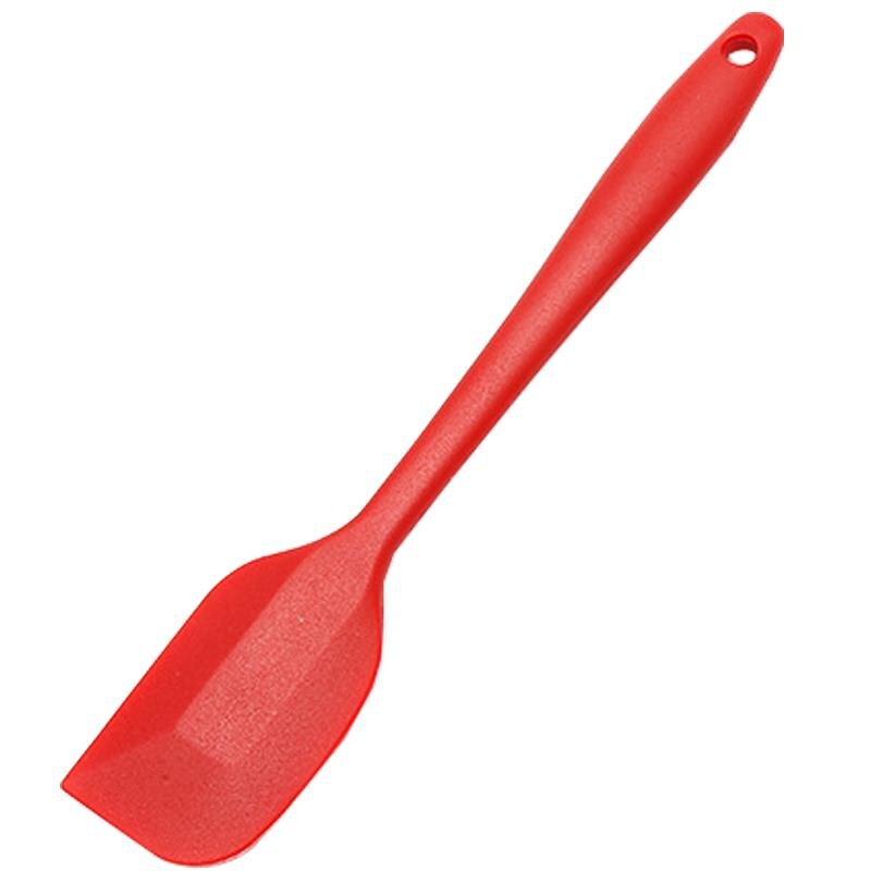 Fødevaregodkendt silikone madlavningsske essentiel varmebestandig fleksibel nonstick silikone bage blandeske spatel køkkenværktøj