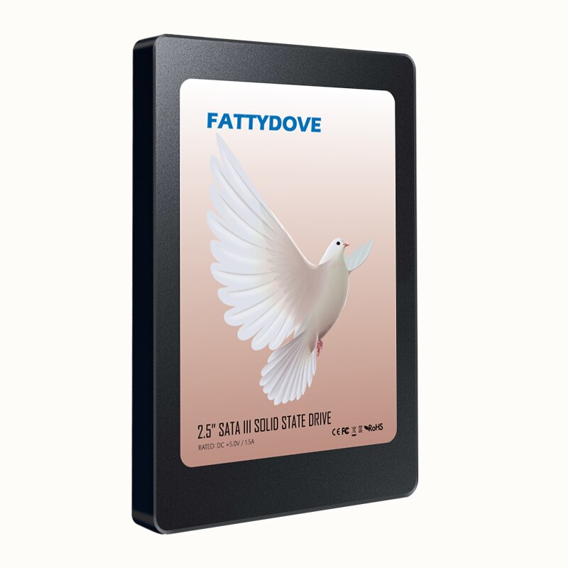 FATTYDOVE Original SSD Internal Solid State Drive 120GB 240GB 480GB 2.5 inch SATA III HDD Hard Disk HD Notebook PC (+Free SATA C