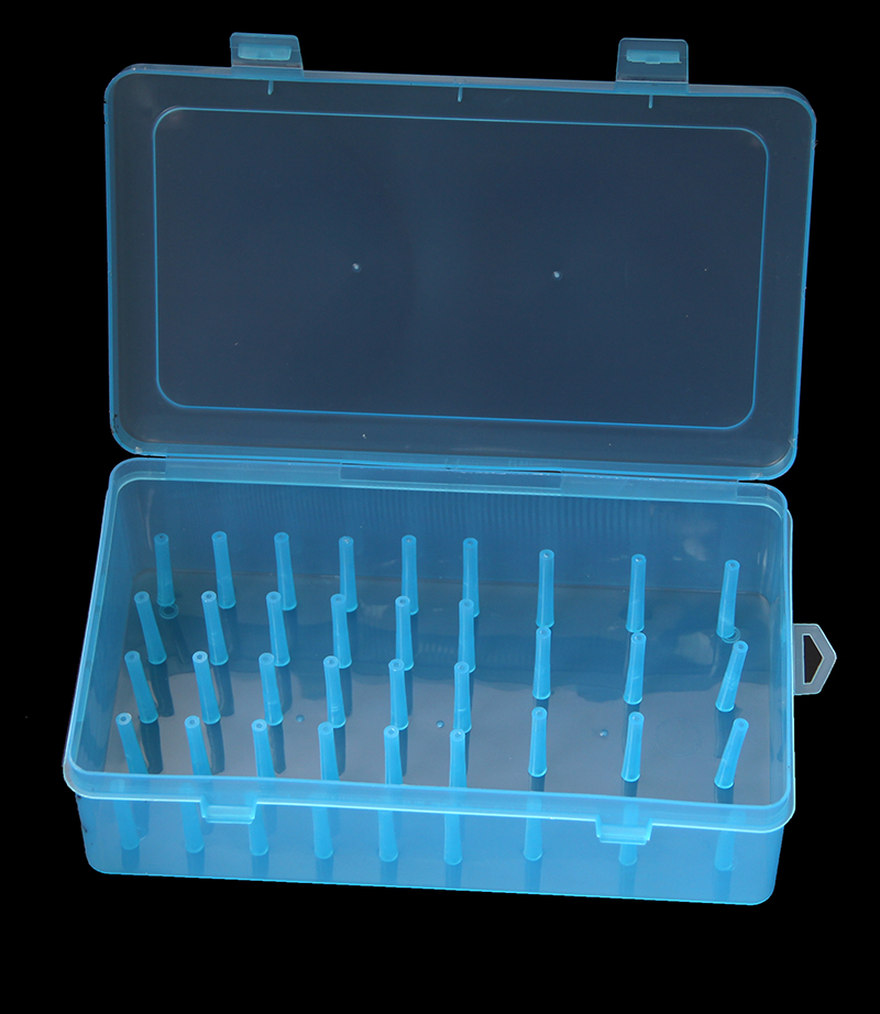 Empty Sew Threads Box Transparent Needle Wire Storage Organizer Containers Sewing Yarn Spools Storage Case Empty Sew Threads Box: BA625