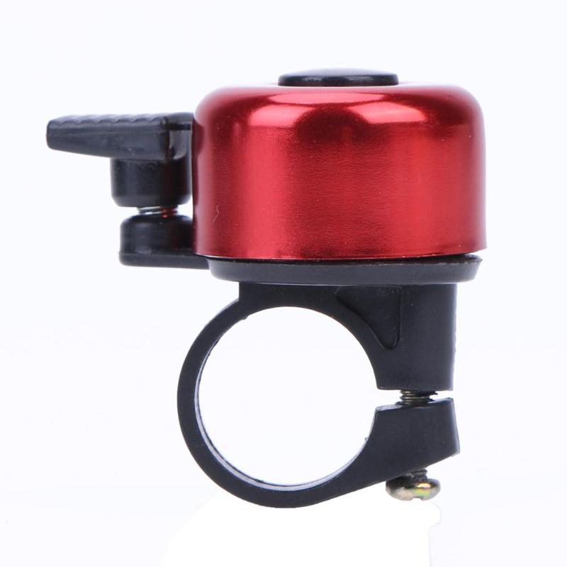 Cloche de vélo en aluminium corne de vélo accessoires de vélo en plein air Fun anneau de vélo de sport pour voiture pliante/VTT/véhicule routier: Rouge