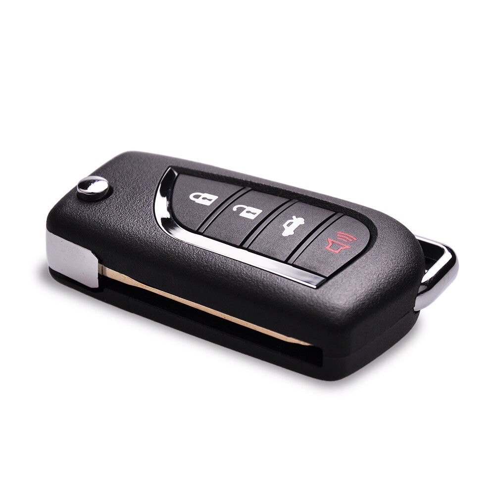 Keyecu Upgraded Remote Key Fob 3+1 Button 314MHz H Chip for Toyota RAV4 Corolla Camry , FCC: HYQ12BDM