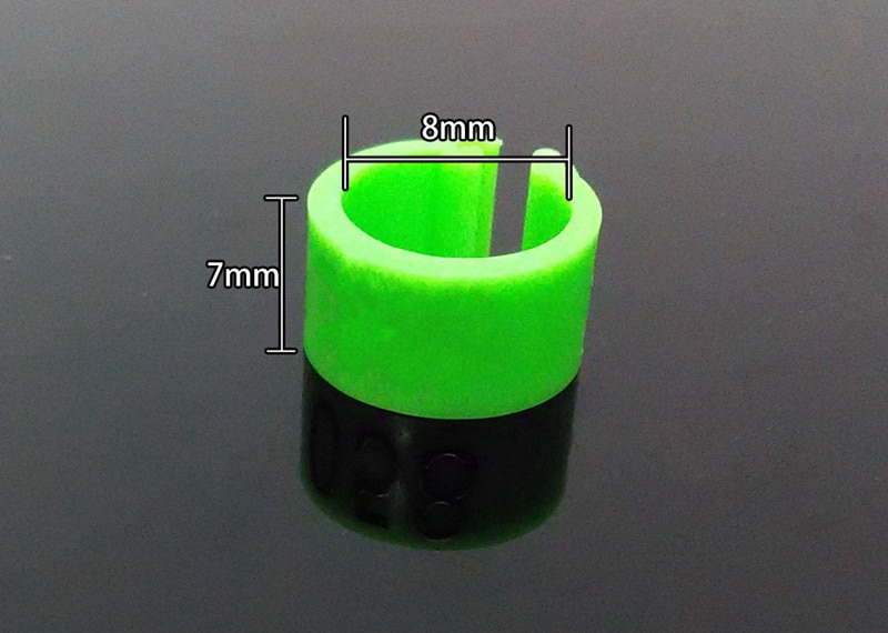 100Pcs Duiven Ringen 8*7Mm Bajonet Identificatie Ring Opening Ring Kleur Duif Voetring Duif Levert Vogel apparaten