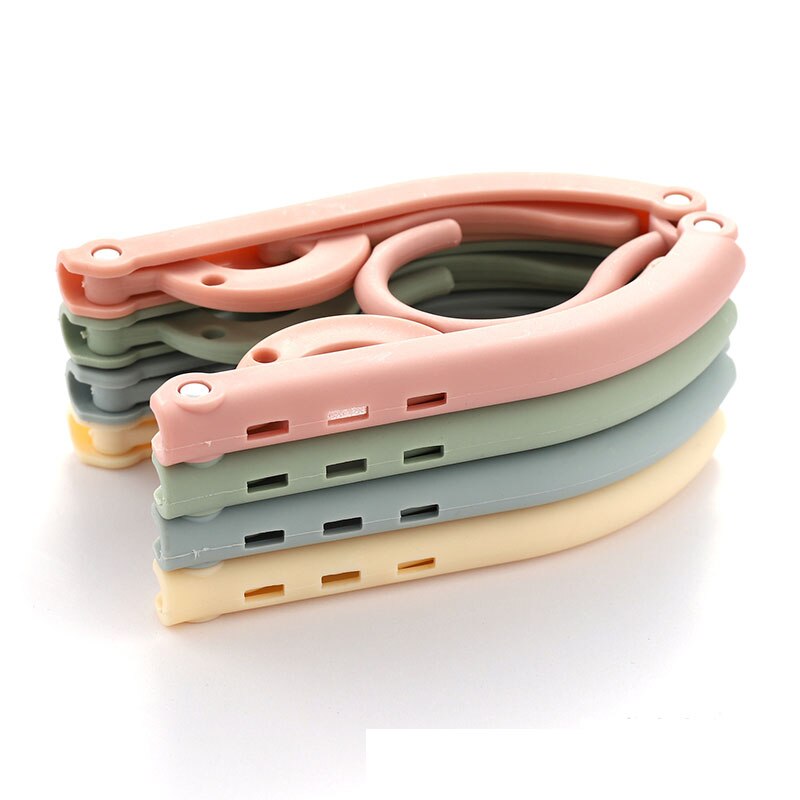 Portable Folding Clothes Hanger Multifunction Magic Stretch Drying Rack Home Wardrobe Storage Rack Women Travel Clothes Hanger