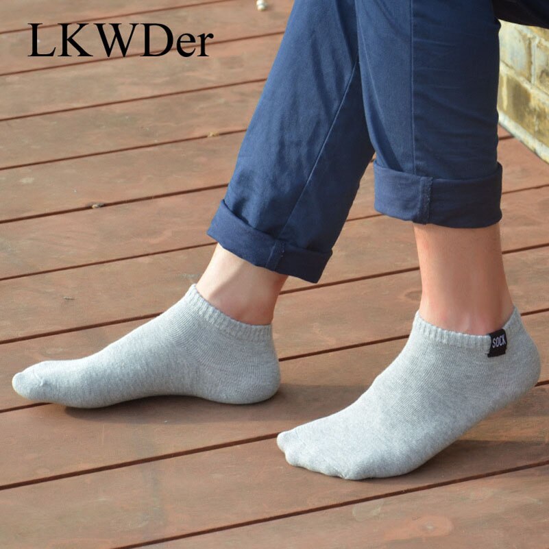 LKWDer 5 Pairs Mens Socks Men Sock Extra Large Big Plus Size 45,47,48 Ankle Socks Men Casual Sox Calcetines Hombre Meias