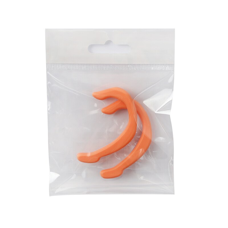 5 paar anti-lek, anti-pijn, onzichtbare gezichtsmaskers, oorklemmen, zachte siliconen maskers, oorhaakjes, oorbescherming, universeel masker xiaomi: Oranje
