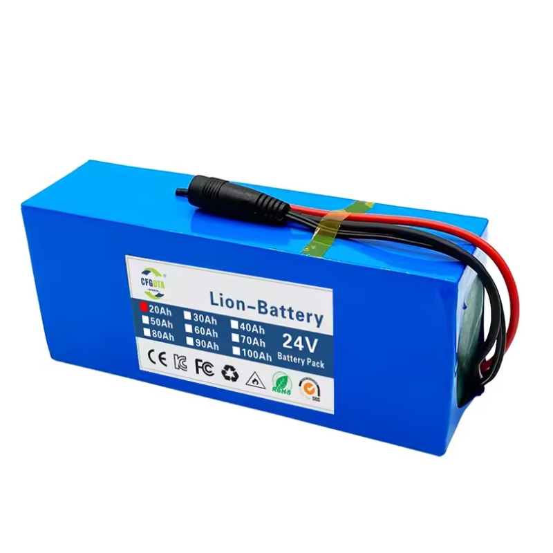 6s3p 24V 20Ah 18650 Lithium Batterie 25.2v 20000mAh Lithium-Ion Batterie Pack mit Ladegerät