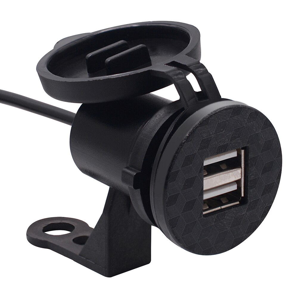 Dual USB Fast Charger with Switch Socket Outlet Adapter Waterproof Dual USB Ports for Marine RV Motorcycle Truck