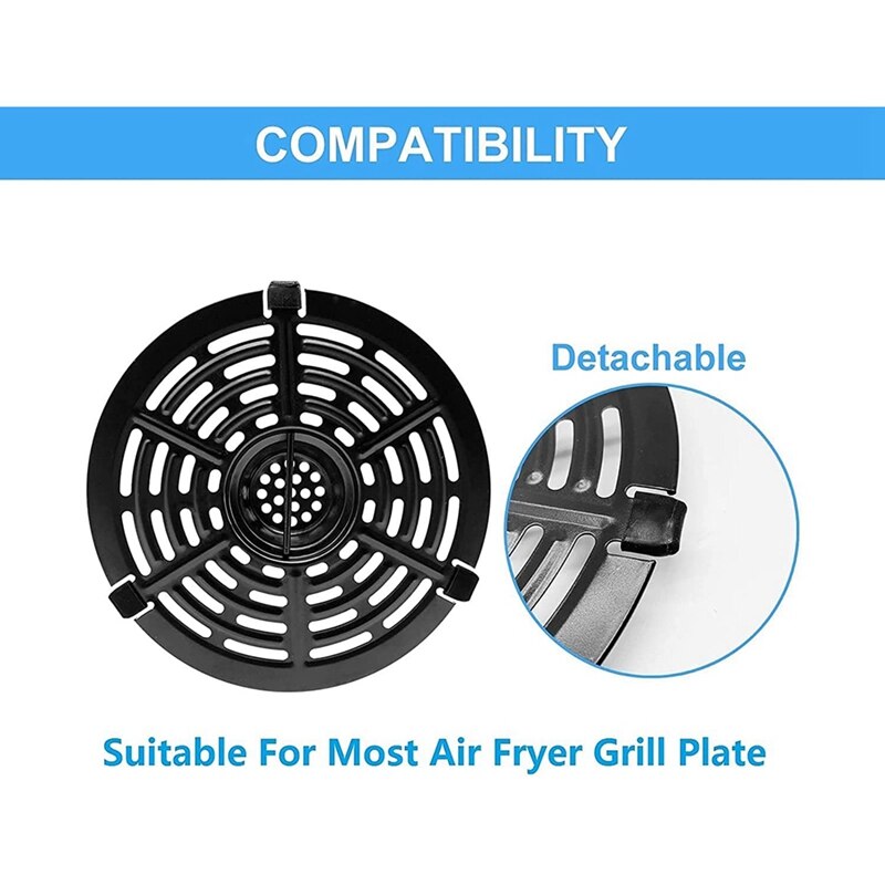 Air Fryer Rubber Bumpers,Rubber Feet,Silicone Pieces,Rubber Tips,Anti-Scratch Protective Cover for Air Fryer Tray