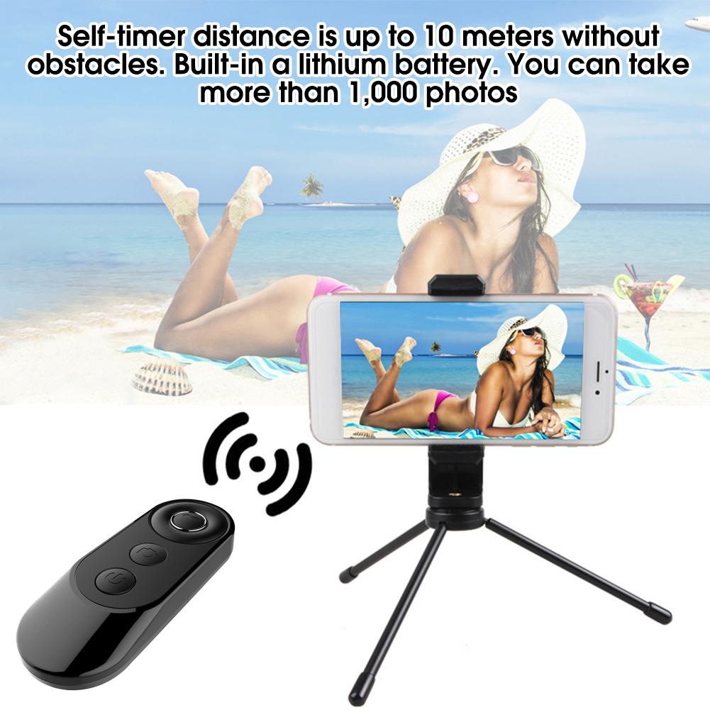 Bluetooth Mobiele Telefoon Selfie Sluiter Afstandsbediening Draagbare Smartphone Camera Mini Draadloze Afstandsbediening Universele