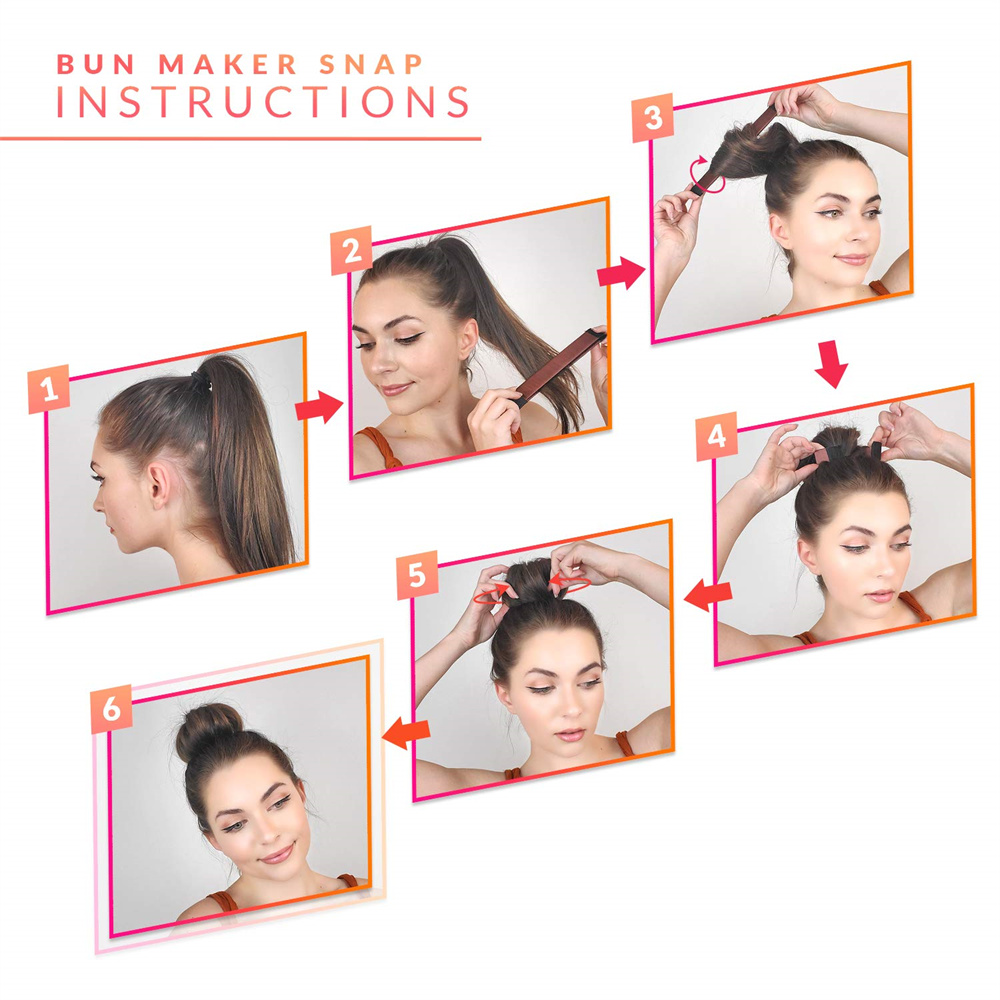Moño de pelo trenzado a la , artefacto de peinado, pinzas para el pelo para perezosos, herramienta de maquillaje, diademas Diy para mujer, accesorios para el cabello