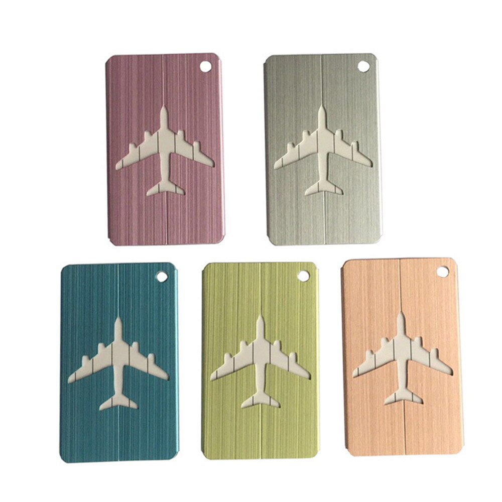 Étiquettes pour bagages, en alliage, étiquettes nominatives pour bagages, porte-adresse, valise, bretelles, accessoires de voyage