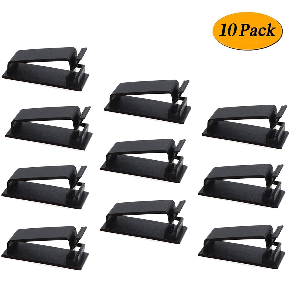 10/20/50Pcs Cable Organizer Self Adhesive Cable Clips USB Cable Management Clamp Car Home Wall Cord Holder Charging Wire Winder